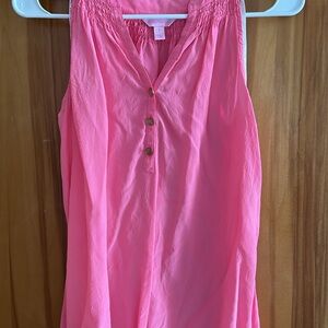 Lilly Pulitzer Pink Sleeveless Tank Top